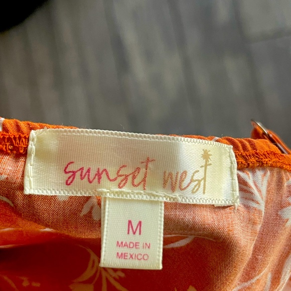 Never worn adorable orange summer dress! - Picture 3 of 3